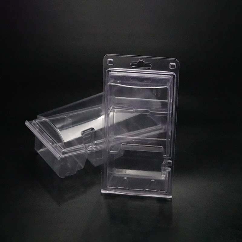 定制透明PVC PET塑料泡罩包装翻盖式