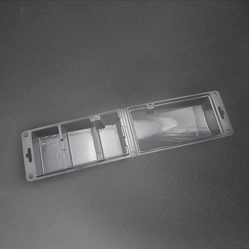 定制透明PVC PET塑料泡罩包装翻盖式