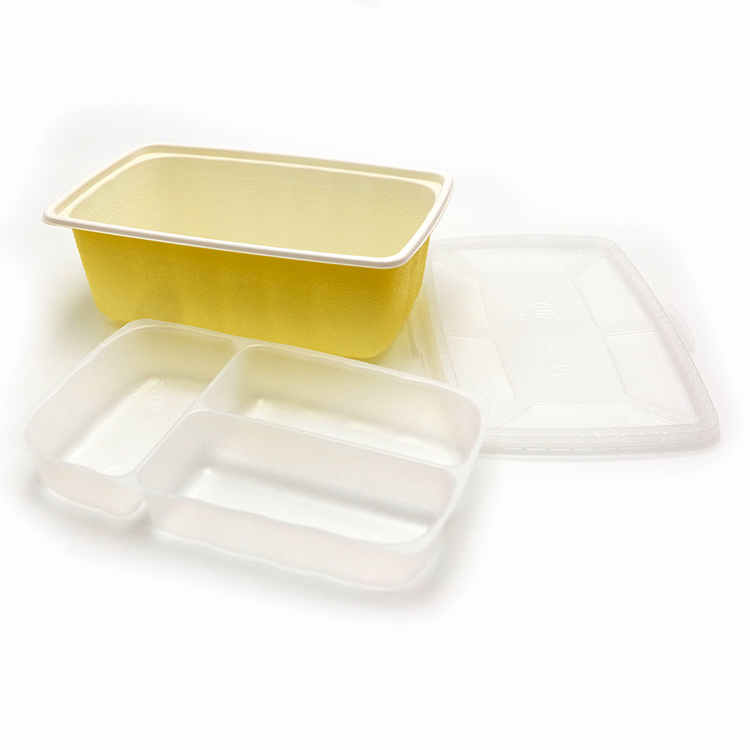 Source factory customization Eco-friendly microwave PP 3 compartment food container disposable plastic bento box（三个尺寸七个色分开上）