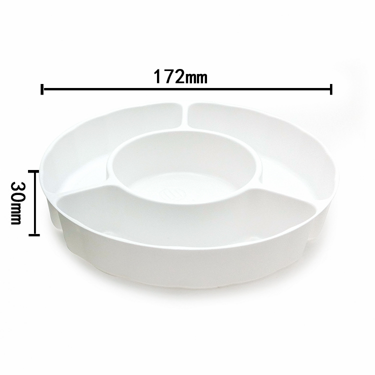 The food grade disposable plastic PP round food delivery container lunch box