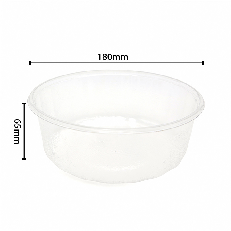 Disposable food grade plastic high transparency cold dishes only bento lunch box