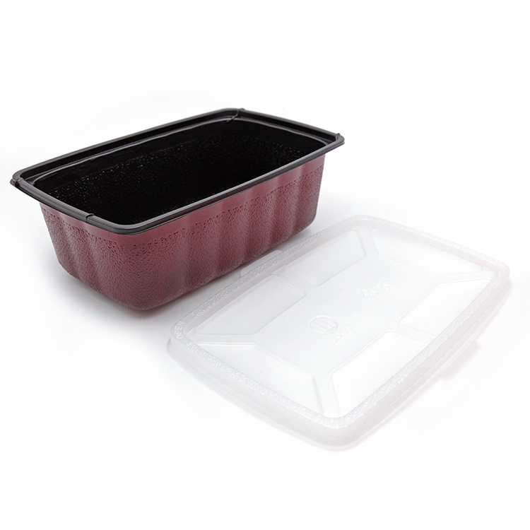 Source factory customization Eco-friendly microwave PP 3 compartment food container disposable plastic bento box（三个尺寸七个色分开上）