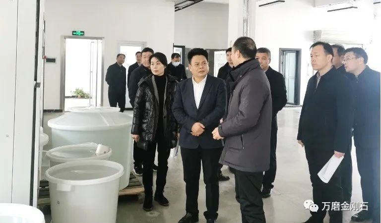 Zhongmou County leaders visited Wanmao factory to inspect work