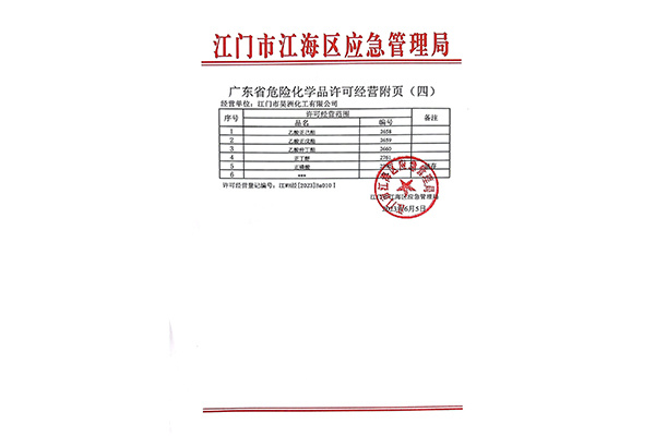 廣東省危險化學品許可經營