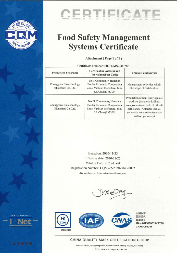 Food Safety Management System Certification Food Safety Management System Certification