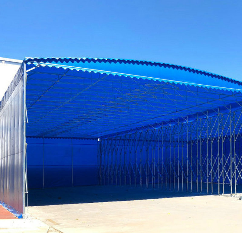 Sliding shed