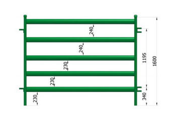 6-Rail Square Corral Panels