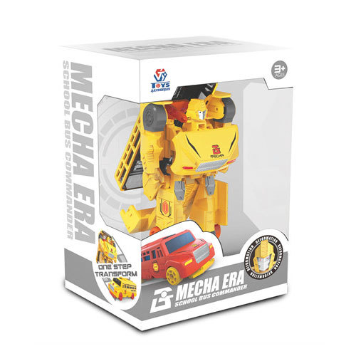 Deformation school bus toys
