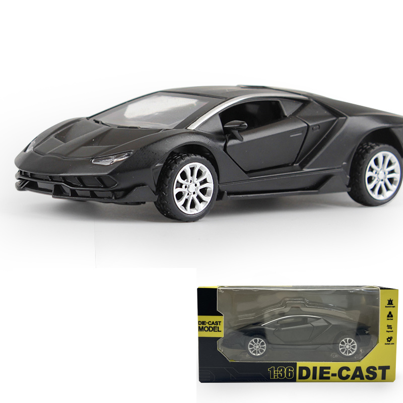 1:36 Diecast Metal Car Model with light & sound（Lamborghini）