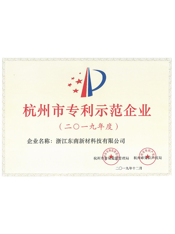 杭州市专利示范企业