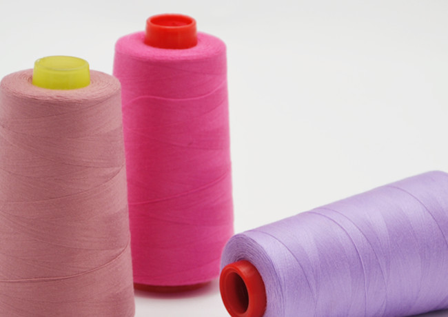 Polyester sewing thread