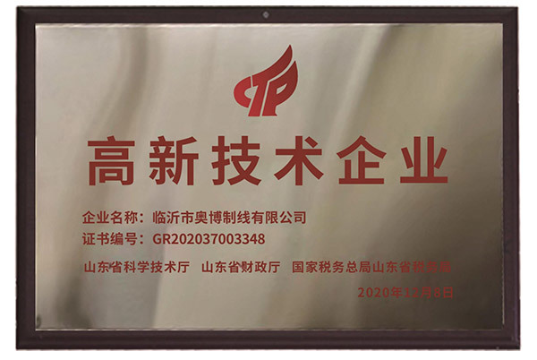 High and new technology enterprises High and new technology enterprises