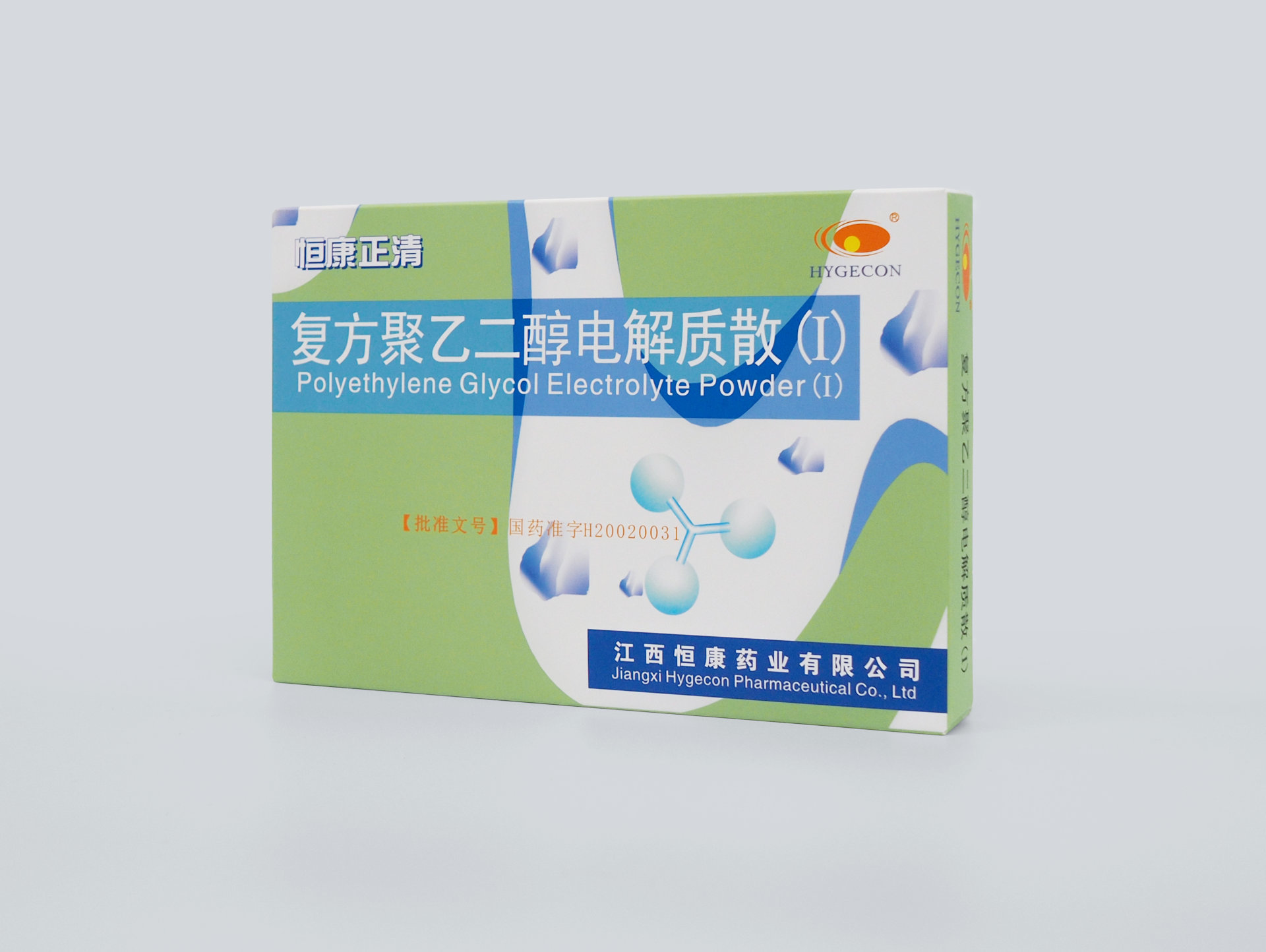 Compound polyethylene glycol electrolyte powder