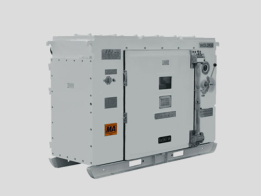 Explosion-proof and intrinsically safe variable frequency drive for mining use.