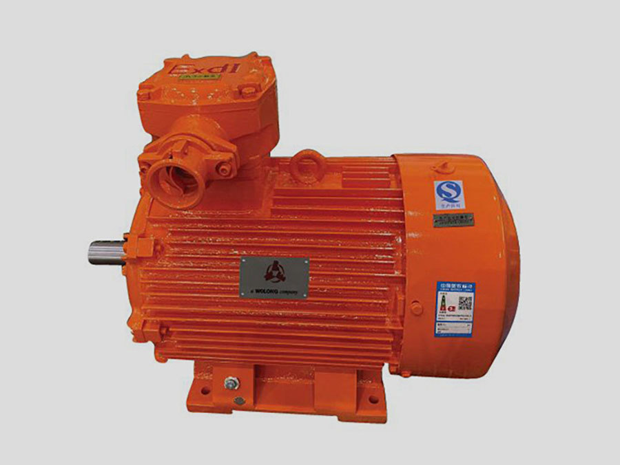 Explosion-proof three-phase asynchronous motor for underground coal mines