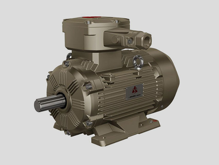 Low voltage high efficiency IE4 three-phase asynchronous motor