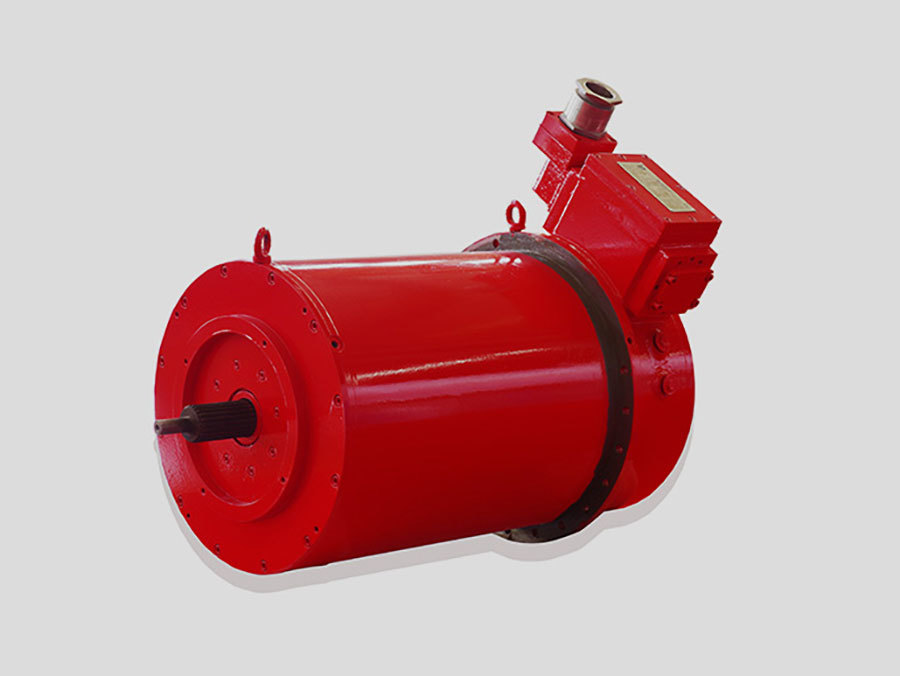 Three-phase asynchronous motor for coal mining machines