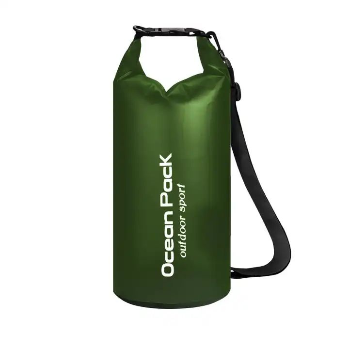 ES2322Custom Logo Dry Sack Outdoor Sports Beach Transparent Ocean Pack Water Proof Swimming Backpack Clear Hiking Wet Waterproof Bag