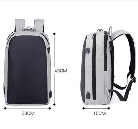 ES2331Large capacity waterproof outdoor travel bag Anti-theft password lock laptop college school bag