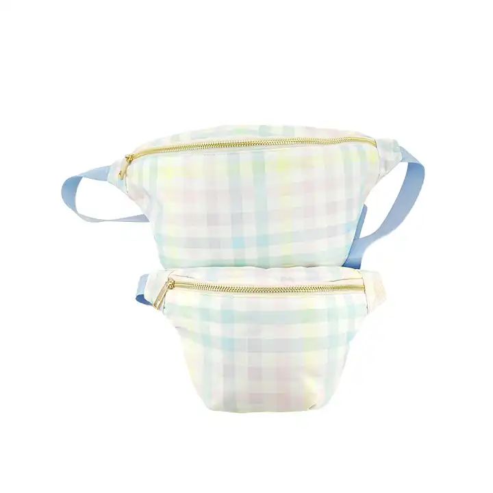 ES2366Fashion cute funky Outdoor sports Nylon waist Bags Fanny Belt Pack Casual Travel crossbody bag Hotsale Waist Bag for Women Girls