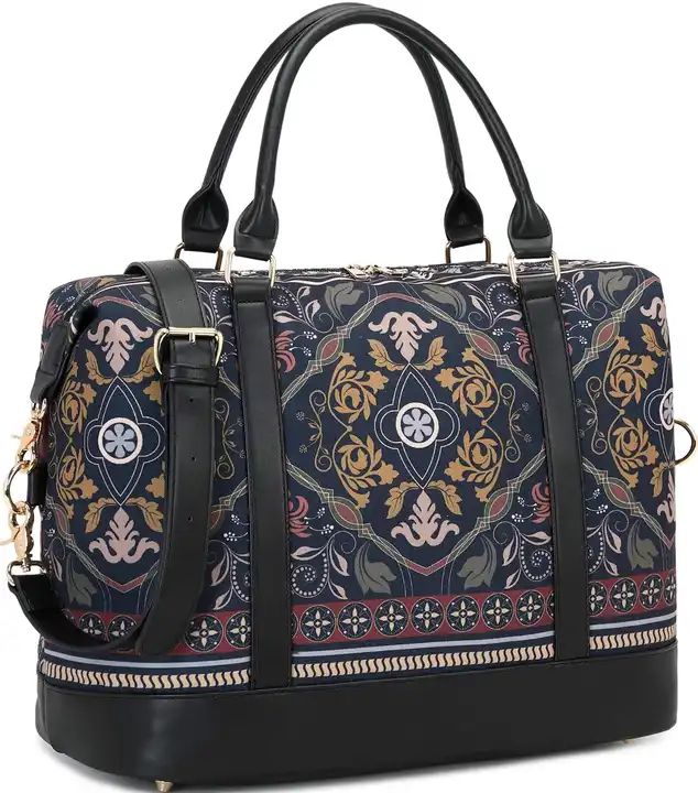 ES2336Wholesale Price Hot Sale Leather Women Travel Bags Custom Logo Weekender Duffle Bag