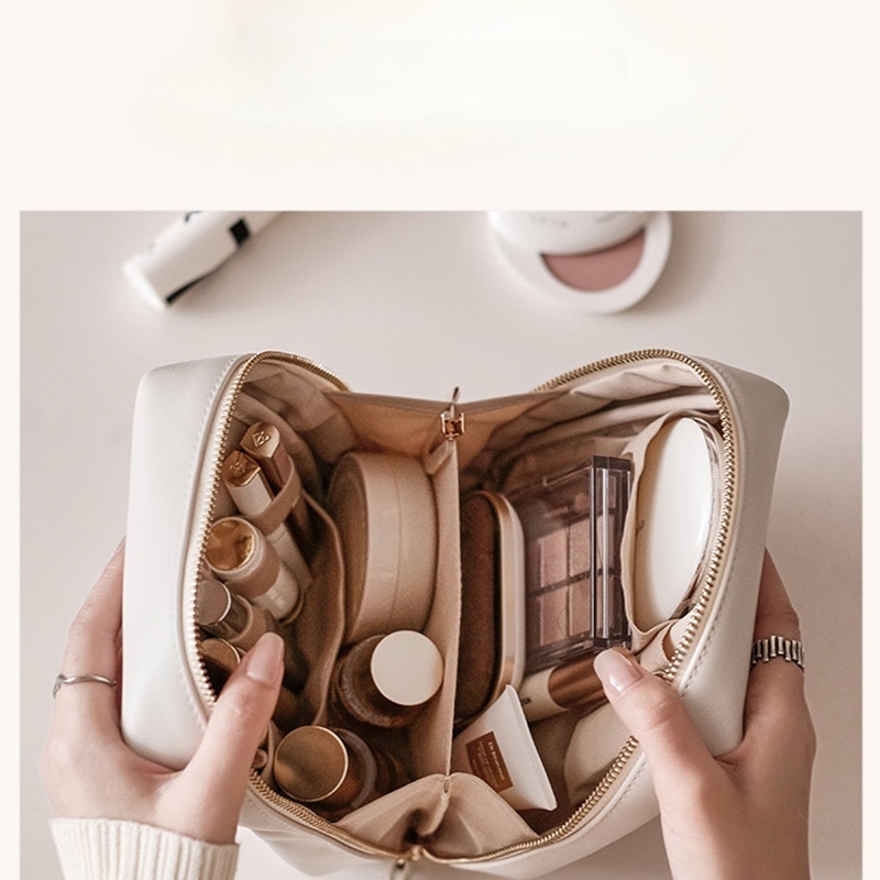ES2311   new eggshell make-up bag woman portable large-capacity package lipstick skin care waterproof travel wash bag