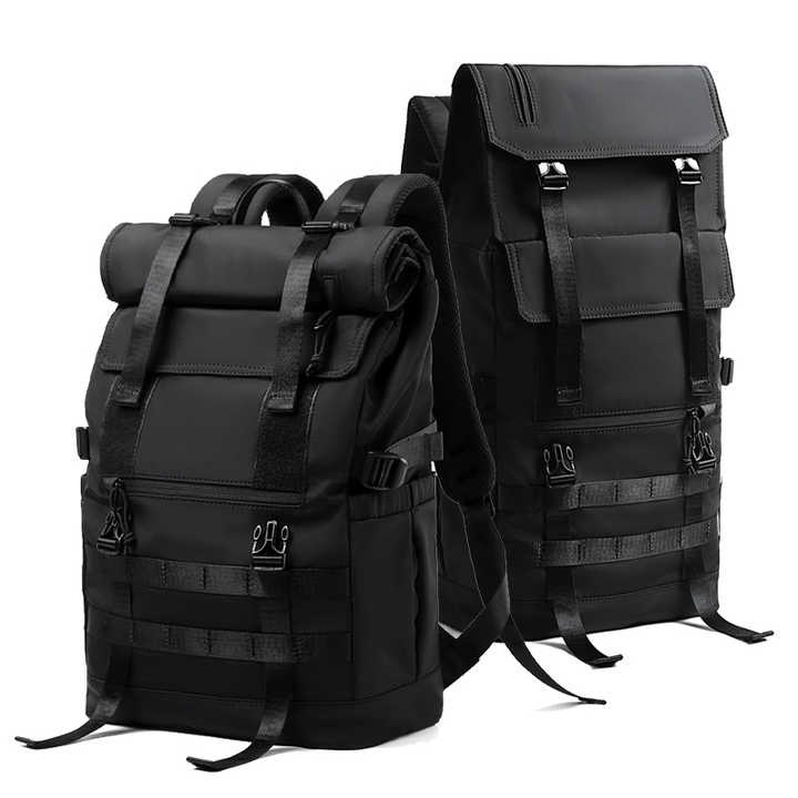 ES2334        3 in 1 Roll top Upgraded Plus Size Expandable Travel Laptop Backpack Water Resistant Sport Outdoor Bag 17 Inch Large Backpack