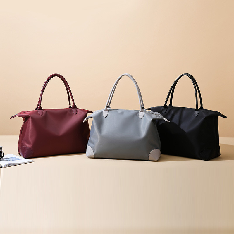 ES2309Bag female large capacity 2023 new fashion simple shoulder messenger bag waterproof Oxford underarm tote bag
