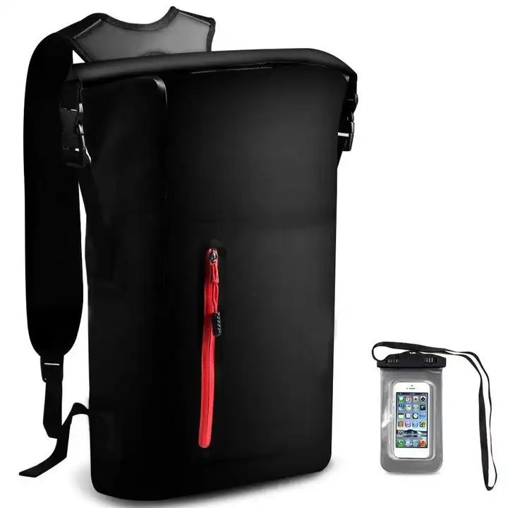 ES2337New Stylish Roll Top PVC Dry Bags Waterproof Backpack For Outdoor Travel Large Capacity Waterproof Backpack