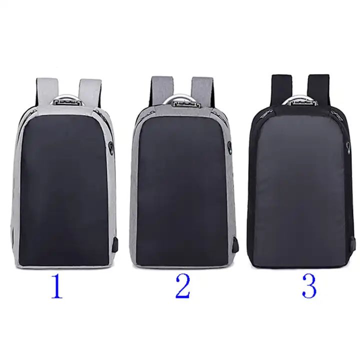 ES2331Large capacity waterproof outdoor travel bag Anti-theft password lock laptop college school bag