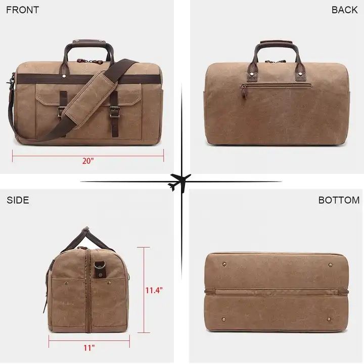 ES2345Waterproof reusable canvas custom logo gym bag men multi-functional unique travel shoulder padding large sports bag