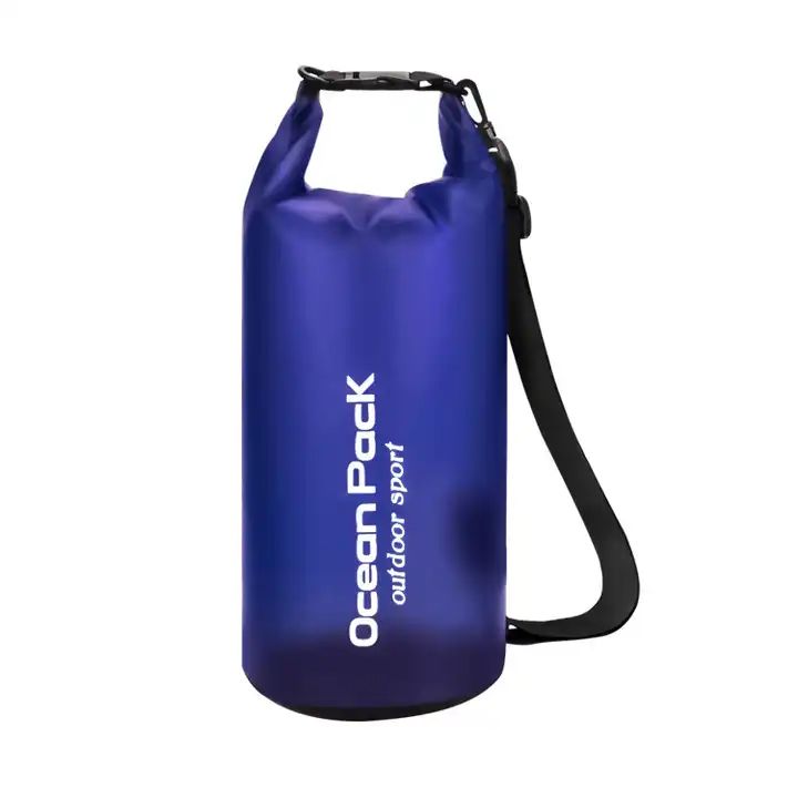 ES2322Custom Logo Dry Sack Outdoor Sports Beach Transparent Ocean Pack Water Proof Swimming Backpack Clear Hiking Wet Waterproof Bag