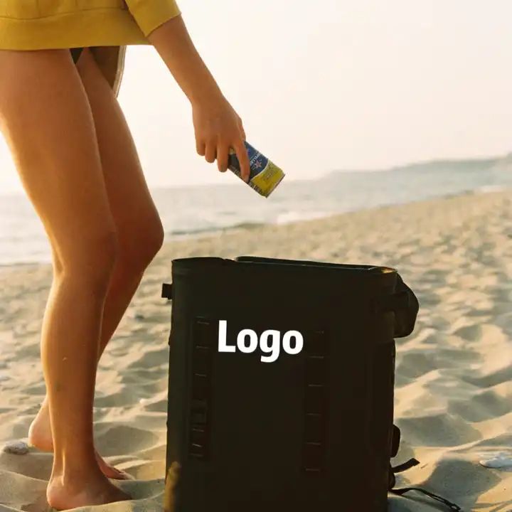 ES2348Outdoor camping TPU Insulated Cooler Bag Soft Beach Lunch Soft Cooler Bags With Shoulder Strap Backpack