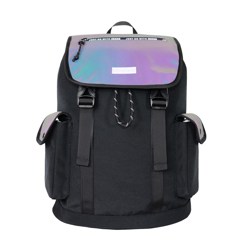 ES2319Multi-functional waterproof portable backpack sport collapsible pack mountaineering bag stylish black outdoor backpack custom