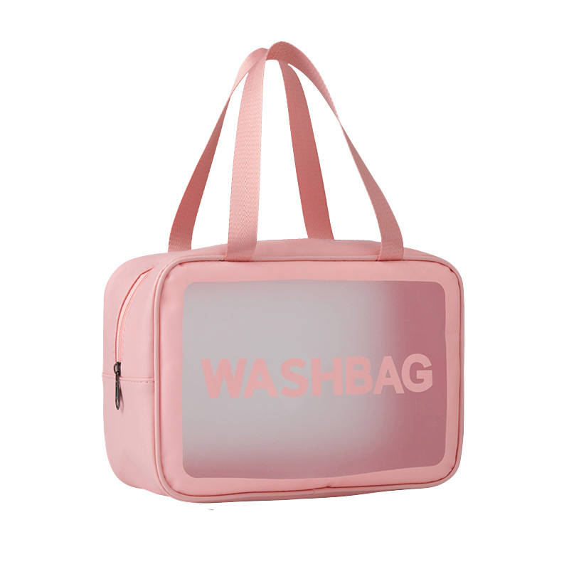 ES2312PU waterproof cosmetic bag portable large-capacity transparent toiletries travel scrub cosmetic bag swimming bag