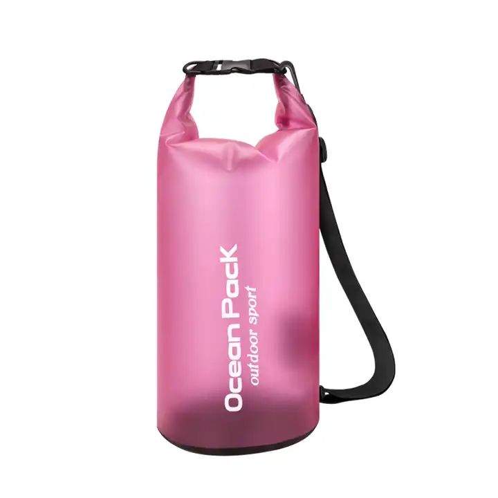 ES2322Custom Logo Dry Sack Outdoor Sports Beach Transparent Ocean Pack Water Proof Swimming Backpack Clear Hiking Wet Waterproof Bag