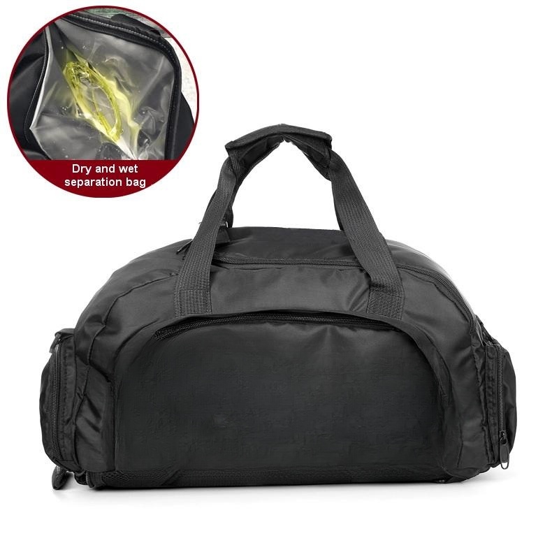 ES2335Men's and women's single shoulder and double shoulder travel portable sports dry and wet separate fitness bag