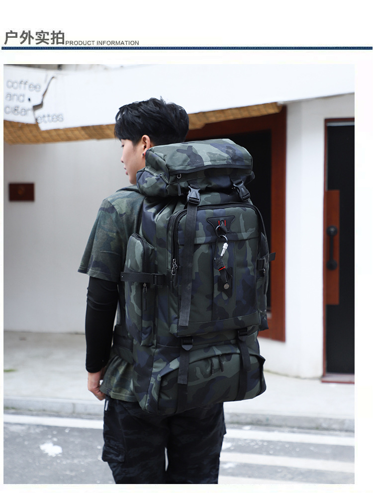 ES2305Cross-border USB charging backpack waterproof backpack outdoor camouflage leisure hiking bag camping travel bag
