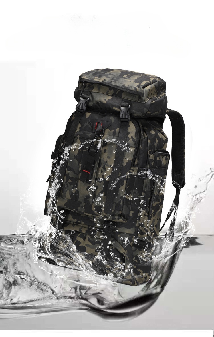 ES2305Cross-border USB charging backpack waterproof backpack outdoor camouflage leisure hiking bag camping travel bag