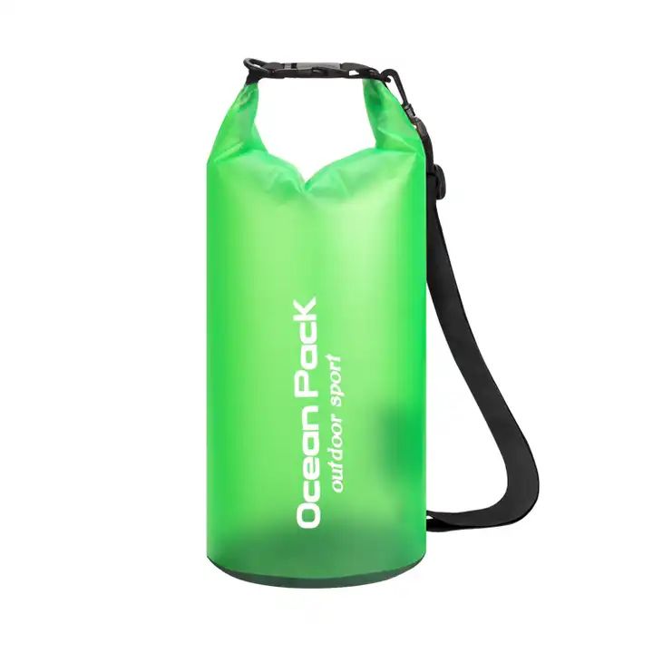 ES2322Custom Logo Dry Sack Outdoor Sports Beach Transparent Ocean Pack Water Proof Swimming Backpack Clear Hiking Wet Waterproof Bag