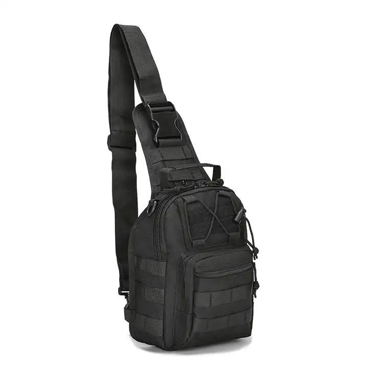 ES2329Camping Hiking Outdoor Men Crossbody Bag Chest Bag Single Shoulder Molle Tactical Sling Bag