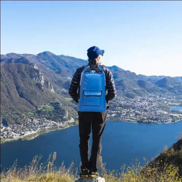 ES2321Outdoor Waterproof Bag 30L Trekking Dry Bag Fishing Waterproof Backpack Floating Roll-top Sport Bag Drifting Swimming
