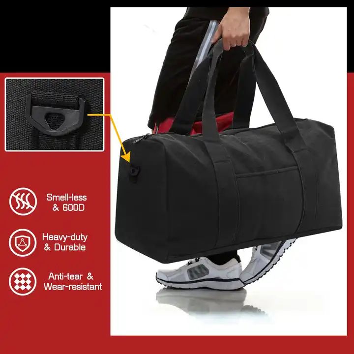 ES2341Large capacity canvas portable men's moving bag outdoor gym bags men overside luggage travel bag