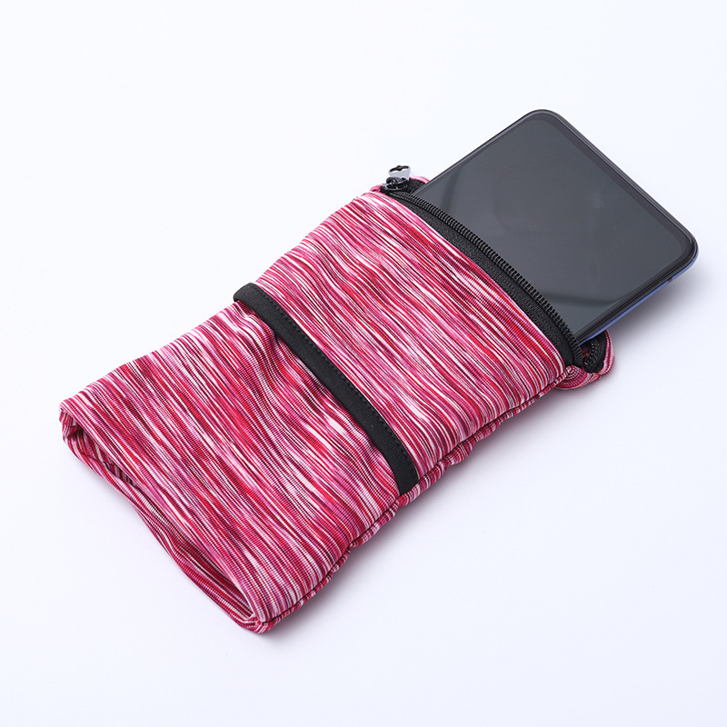 ES2304Outdoor sports wrist bag stretch close-fitting mini running arm bag cell phone arm bag with keys wrist bag men and women universal