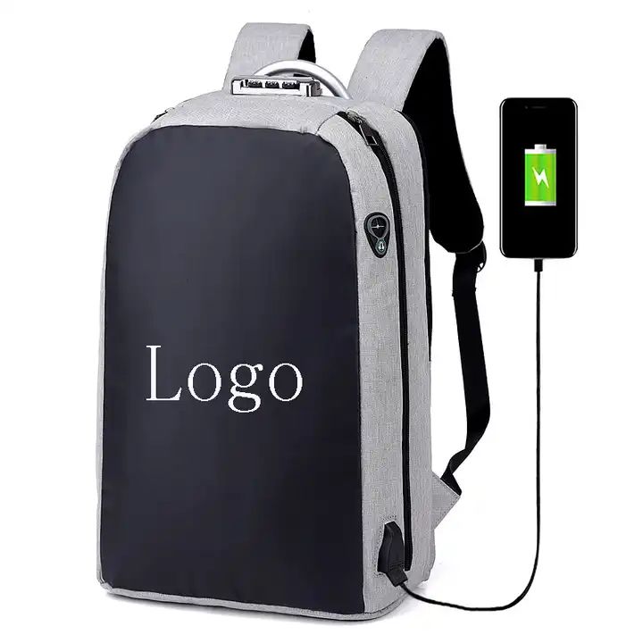 ES2331Large capacity waterproof outdoor travel bag Anti-theft password lock laptop college school bag