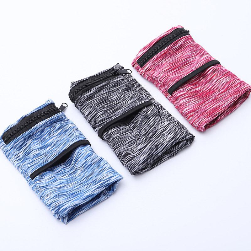 ES2304Outdoor sports wrist bag stretch close-fitting mini running arm bag cell phone arm bag with keys wrist bag men and women universal