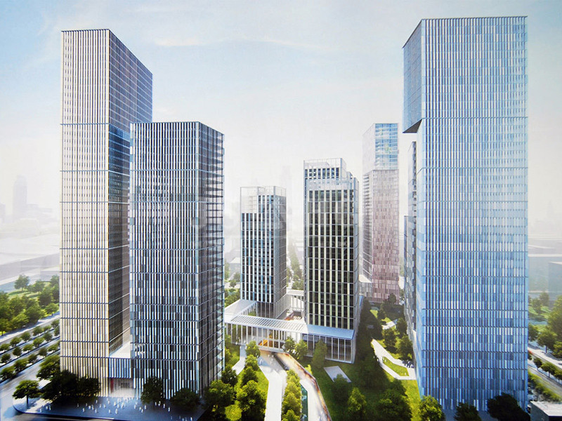 City curtain wall project of nanjing city 