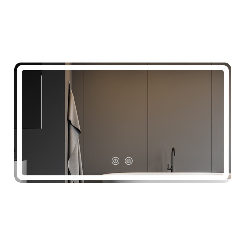 Waterproof Touch Screen Led Android Smart TV Bathroom Magic Mirror Built In Speakers