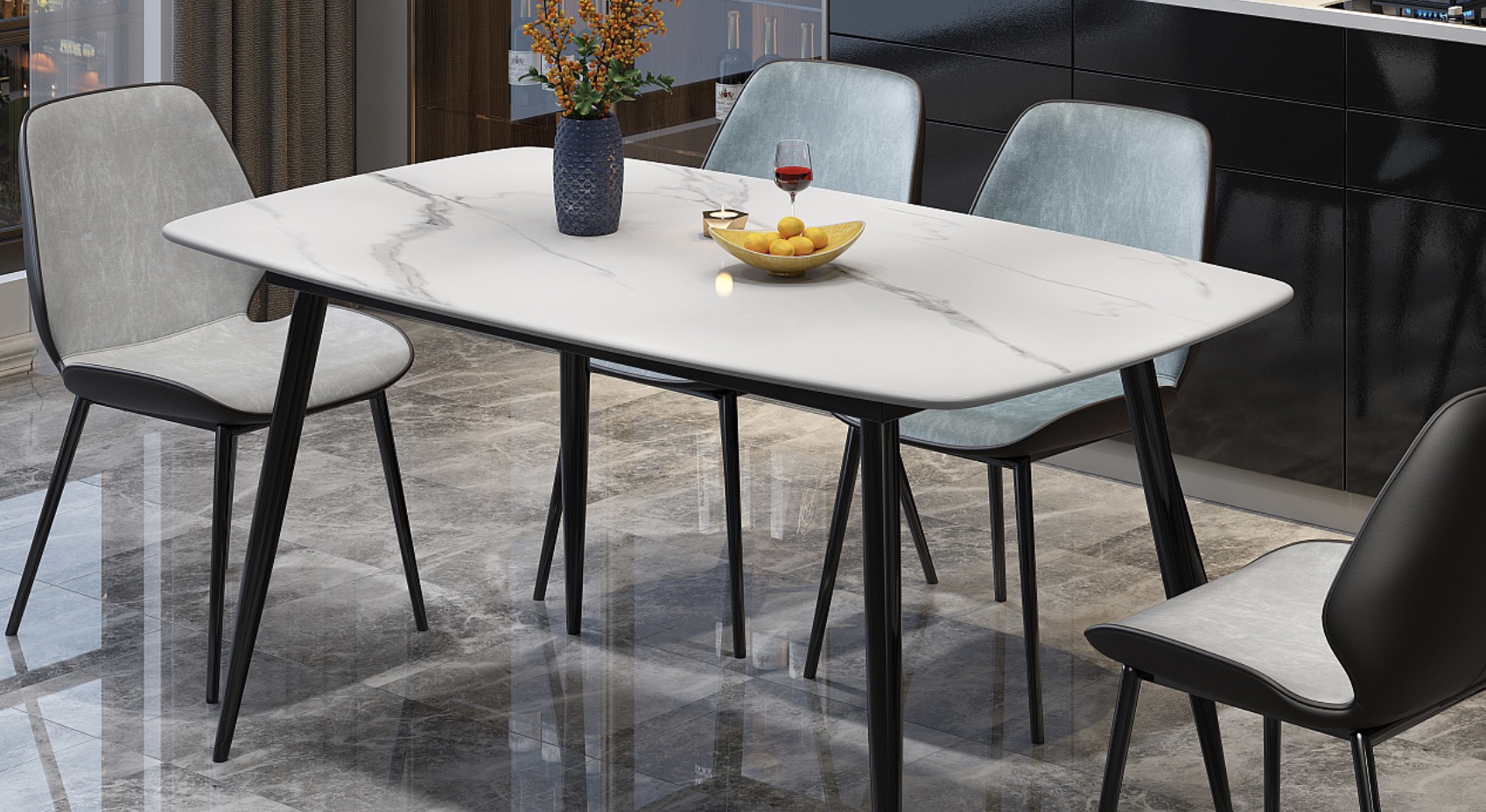 sintered stone dining table