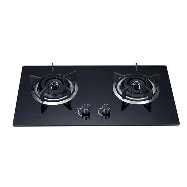 Cooktop glass panel